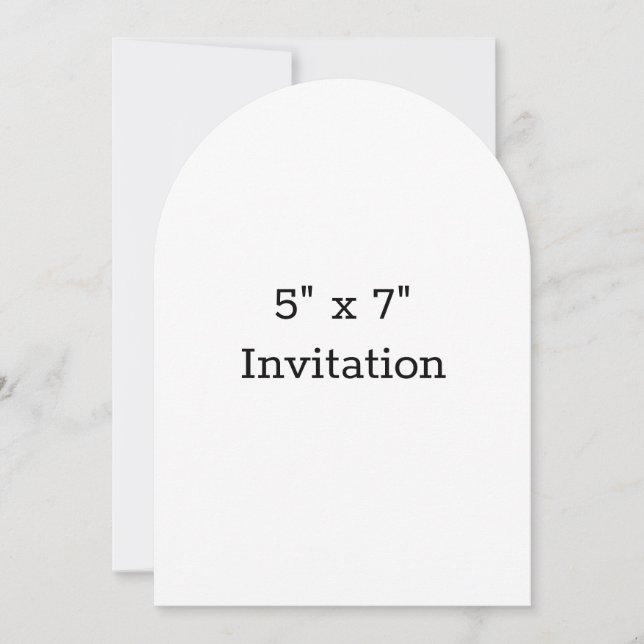 Einfache Markenförderungsbogen 5" x 7"  Einladung (Vorderseite)