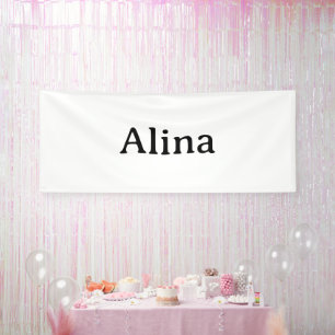 Einfache Markenwerbung 1,2 m x 3 m Indoor Banner