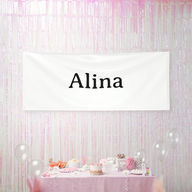Einfache Markenwerbung 1,2 m x 3 m Indoor Banner (Party)