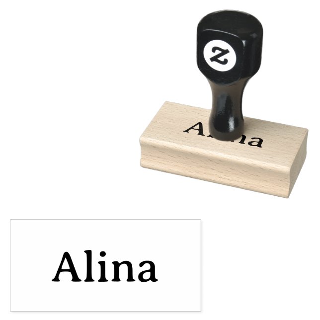 Einfache Markenwerbung 1,5" x 3" Gummistempel (Stempel)