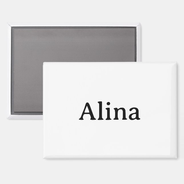 Einfache Markenwerbung 3,5" x 2,5" Rechteck Magnet (Vorderseite/Rückseite)