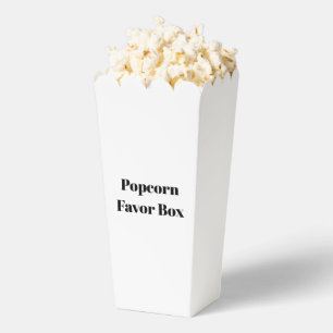 Einfache Markenwerbung 3,75" x 3,5" x 7,5" Popcorn Geschenkschachtel