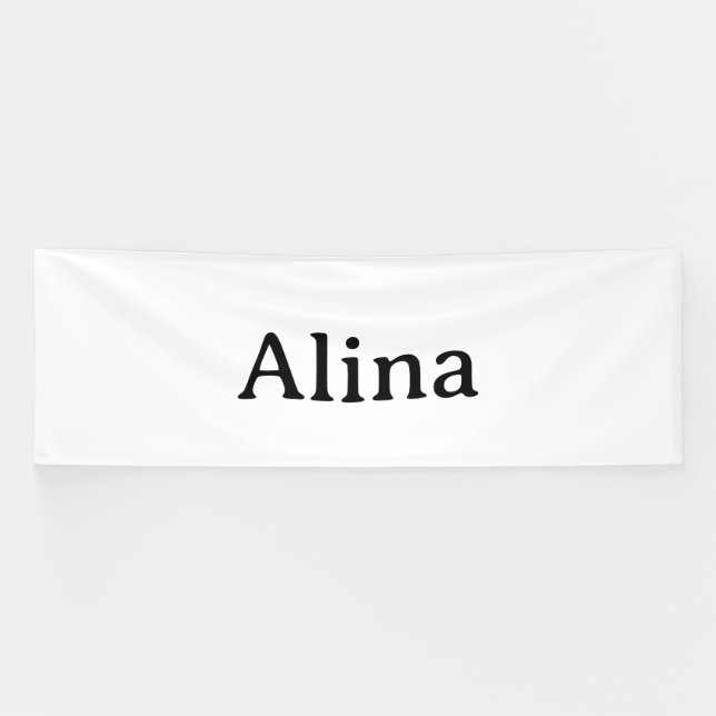 Einfache Markenwerbung 4' x 12' Indoor Banner (Horizontal)