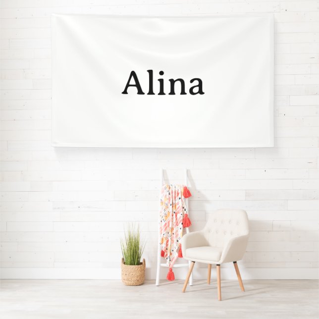 Einfache Markenwerbung 6' x 10' Innen Banner (Insitu)