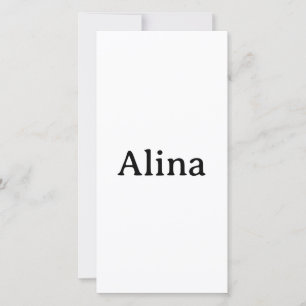 Einfache Markenwerbung 8" x 4" Flach Dankeskarte