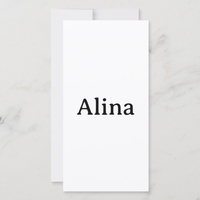 Einfache Markenwerbung 8" x 4" Flach Dankeskarte (Vorderseite)