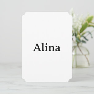 Einfache Markenwerbung-Karte 5" x 7" Einladung
