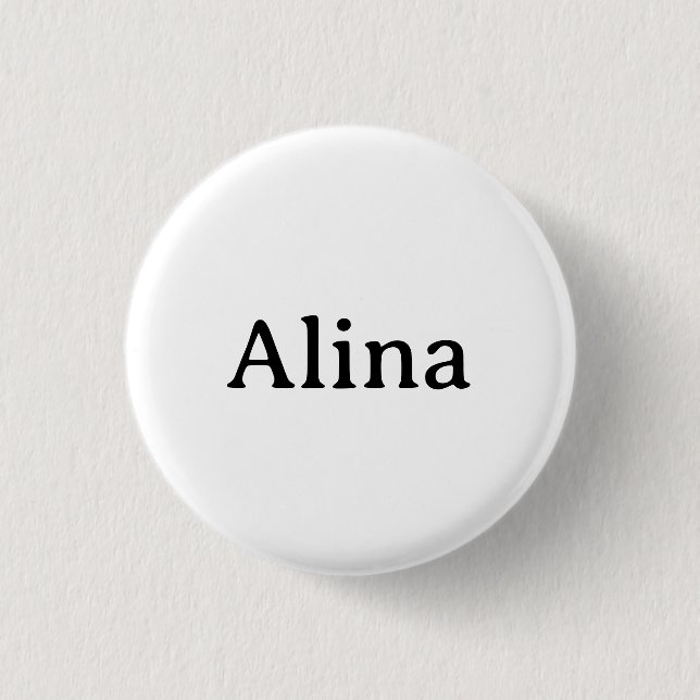 Einfache Markenwerbung Klein rund 1¼ Zoll Button (Vorderseite)