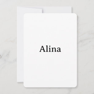 Einfache Markenwerbung Rund 11,4 cm x 15,9 cm Einladung
