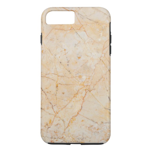 Einfache Marmortextur Personalisiert Case-Mate iPhone Hülle (Rückseite)