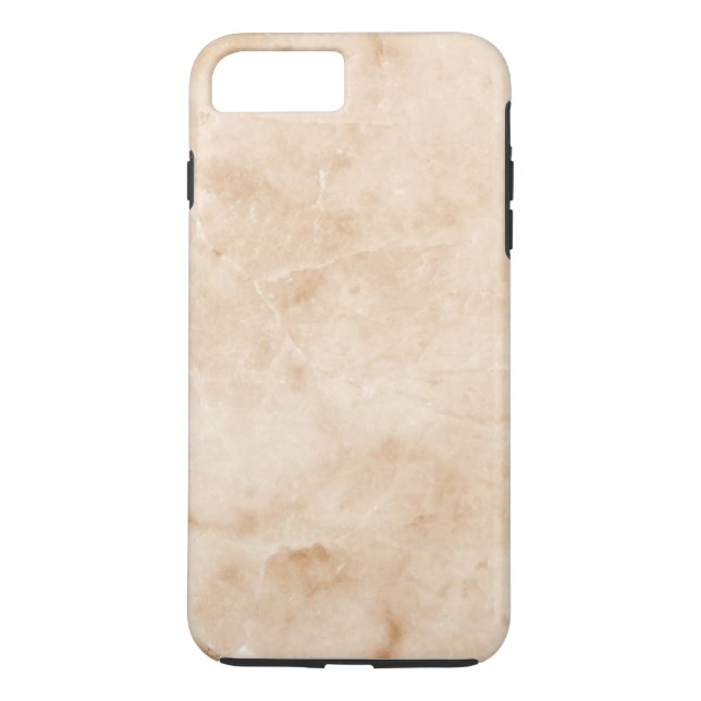 Einfache Marmortextur Personalisiert Case-Mate iPhone Hülle (Rückseite)