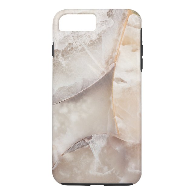 Einfache Marmortextur Personalisiert Case-Mate iPhone Hülle (Rückseite)
