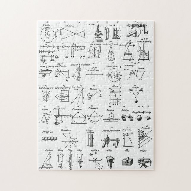 Einfache Maschinen ~ Mechaniks ~ Ephraim Kammern ~ Puzzle (Vertikal)