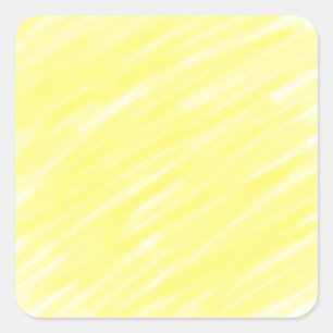 einfache Massivfarbe, kundengelb, pastellfarben un Quadratischer Aufkleber