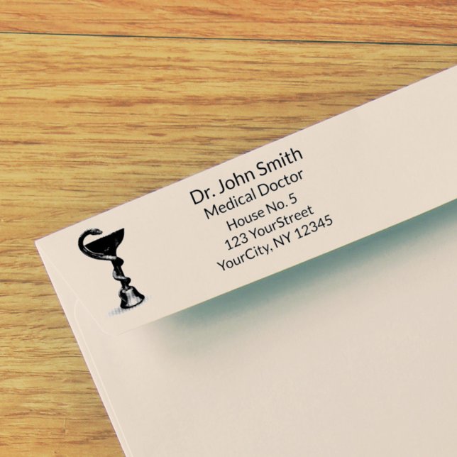 Einfache medizinische Schüssel mit Hygieia Schlang Permastempel (Von Creator hochgeladen)