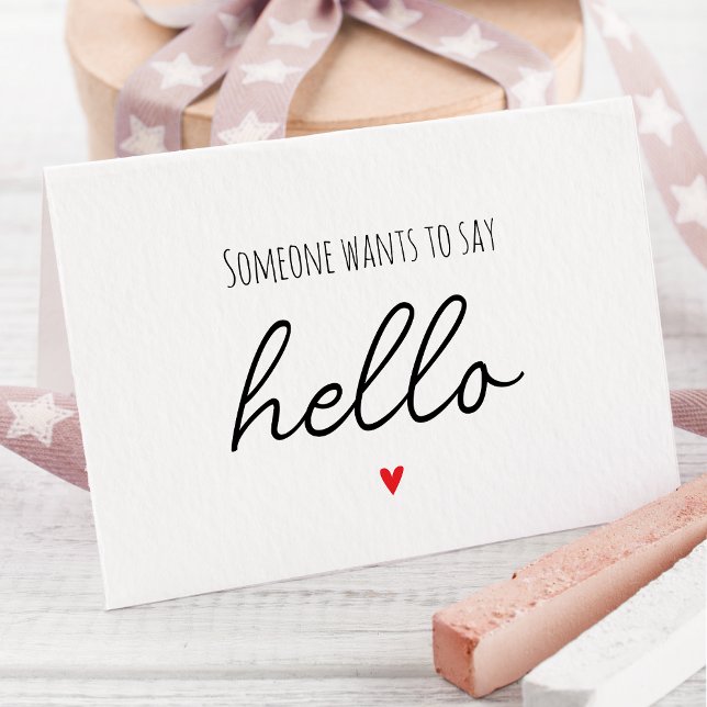 Einfache Meldung der Schwangerschaft Ankündigung (Von Creator hochgeladen)