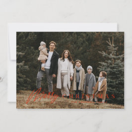 Einfache Merry Script 3 Foto Weihnachten