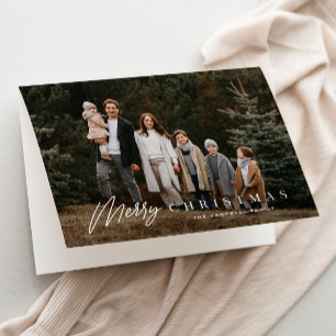 Einfache Merry Script 3 Foto Weihnachten