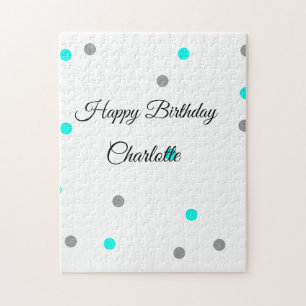 EINFACHE MINDESTANGABE.CUTIE ADD NAME BABY happy b Puzzle