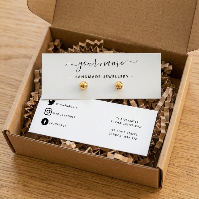 Einfache Mini-Display-Karte (Simple earring mini display card.)