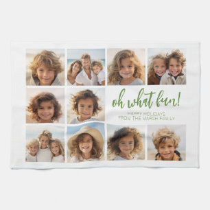 Einfache Minimal - 10 Foto Grid - Oh, was Spaß Geschirrtuch