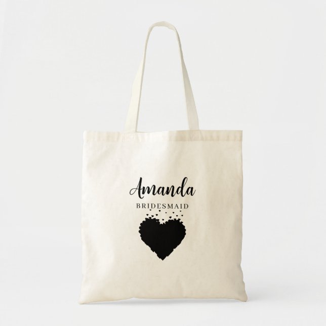 Einfache Minimal Bridesmaid Tragetasche (Vorne)