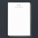 Einfache Minimal Couple Monogram Dotlines Post-it Klebezettel<br><div class="desc">Einfache Minimal Couple Monogram Dotted Lines Post-it Notes. Speziell bedruckte Klebenotizen.</div>