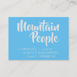 Einfache Minimal Elegante Sky Visitenkarte