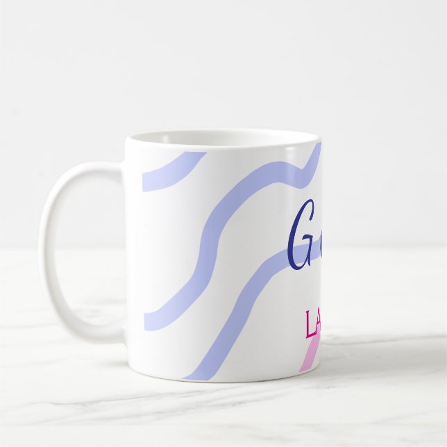 Einfache MINIMAL Fügen Sie Ihrem Paar den Namen St Kaffeetasse (Links)