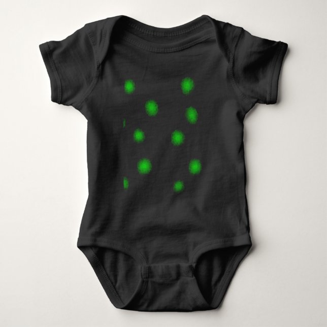 EINFACHE MINIMAL MODERNE MONOGRAM ELEGANT STIL CHI BABY STRAMPLER (Vorderseite)