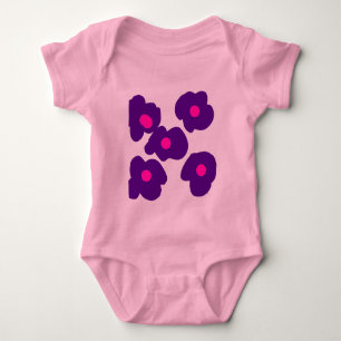 EINFACHE MINIMAL MODERNE MONOGRAM ELEGANT STIL CHI BABY STRAMPLER