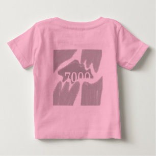 EINFACHE MINIMAL MODERNE MONOGRAM ELEGANT STIL CHI BABY T-SHIRT