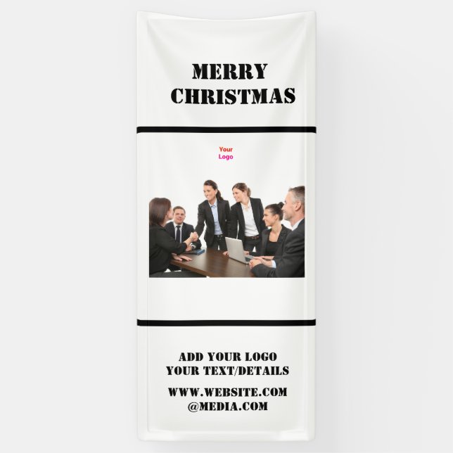 EINFACHE MINIMAL MODERNE MONOGRAM ELEGANT STIL CHI BANNER (Vertikal)