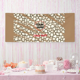 EINFACHE MINIMAL MODERNE MONOGRAM ELEGANT STIL CHI BANNER