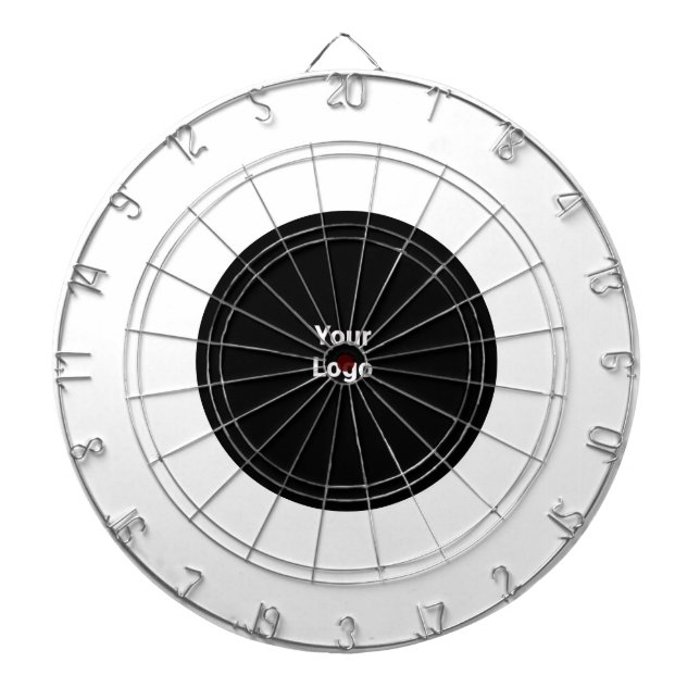 EINFACHE MINIMAL MODERNE MONOGRAM ELEGANT STIL CHI DARTSCHEIBE (vorne)