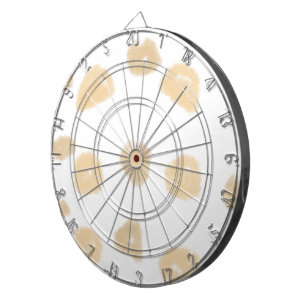 EINFACHE MINIMAL MODERNE MONOGRAM ELEGANT STIL CHI DARTSCHEIBE