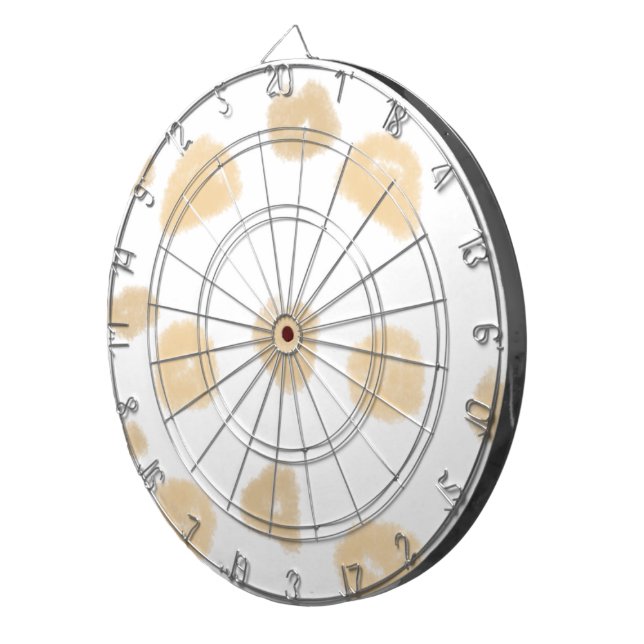 EINFACHE MINIMAL MODERNE MONOGRAM ELEGANT STIL CHI DARTSCHEIBE (Vorderseite rechts)