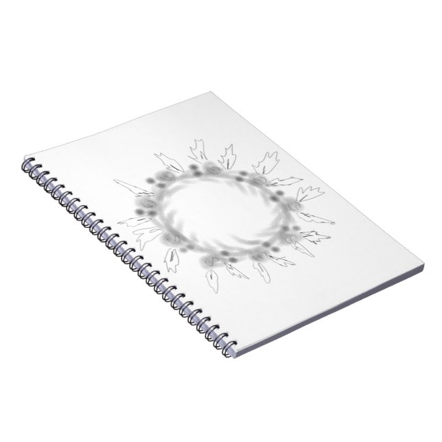 EINFACHE MINIMAL MODERNE MONOGRAM ELEGANT STIL CHI NOTIZBLOCK (Rechte Seite)