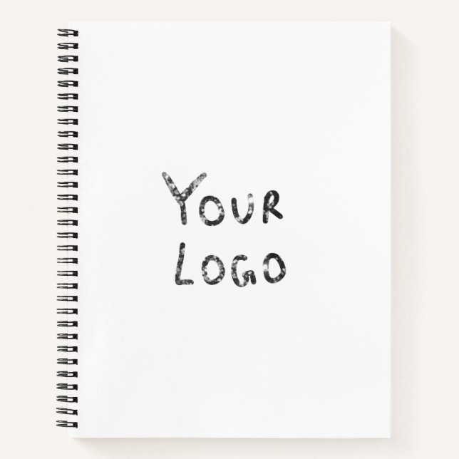 EINFACHE MINIMAL MODERNE MONOGRAM ELEGANT STIL CHI NOTIZBUCH (Vorderseite)