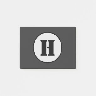 EINFACHE MINIMAL MODERNE MONOGRAM ELEGANT STIL CHI POST-IT KLEBEZETTEL
