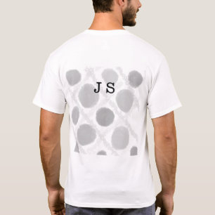 EINFACHE MINIMAL MODERNE MONOGRAM ELEGANT STIL CHI T-Shirt