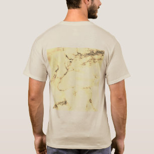 EINFACHE MINIMAL MODERNE MONOGRAM ELEGANT STIL CHI T-Shirt