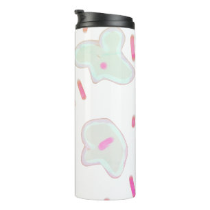 EINFACHE MINIMAL MODERNE MONOGRAM ELEGANT STIL CHI THERMOSBECHER
