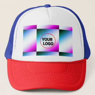 EINFACHE MINIMAL MODERNE MONOGRAM ELEGANT STIL CHI TRUCKERKAPPE