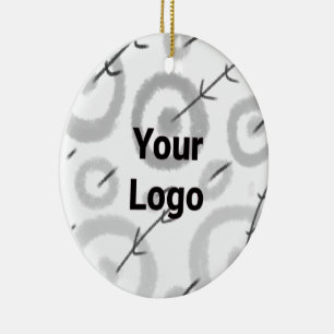 EINFACHE MINIMAL MODERNE MONOGRAM ELEGANTE STILTAS KERAMIK ORNAMENT