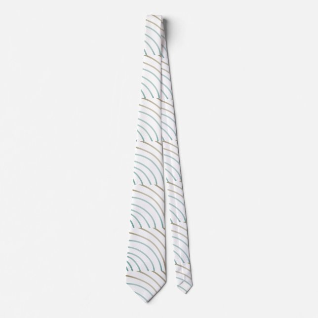 EINFACHE MINIMAL MODERNE MONOGRAM ELEGANTE STILTAS KRAWATTE (Vorderseite)