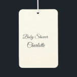 EINFACHE MINIMAL.SÜSSE HINZUFÜGEN NAME BABY Baby D Autolufterfrischer<br><div class="desc">Entwurf</div>