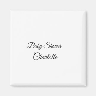 EINFACHE MINIMAL.SÜSSE HINZUFÜGEN NAME BABY Baby D Magnet