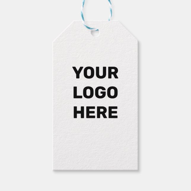 EINFACHE MINIMAL TEXT STYLE BUSINESS LOGO FOIL FAV GESCHENKANHÄNGER (Vorderseite)