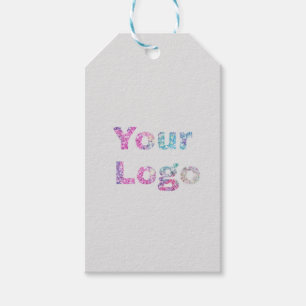 EINFACHE MINIMAL TEXT STYLE BUSINESS LOGO FOIL FAV GESCHENKANHÄNGER